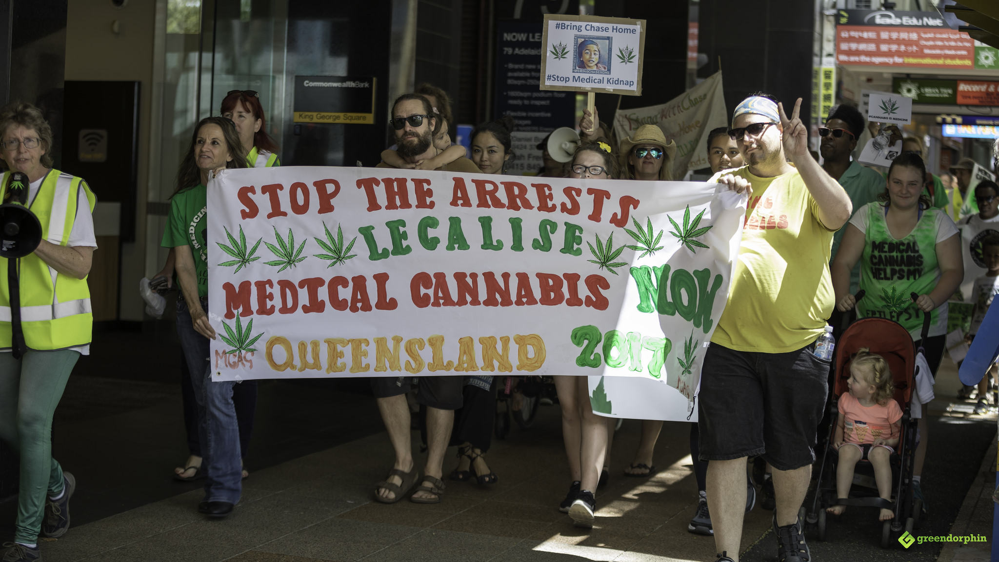 Medical Cannabis Law Reform Rally and March - Brisbane Australia Canada's New Weed Laws