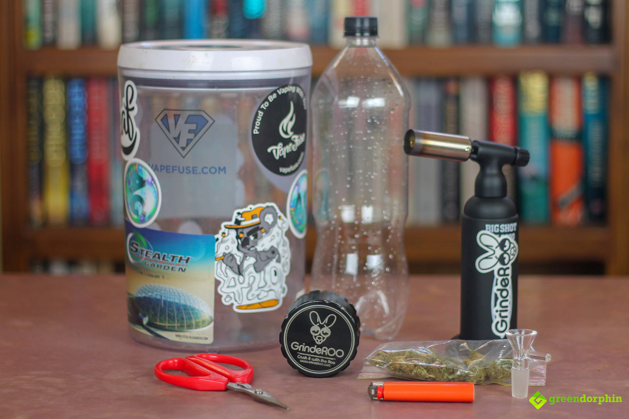 Gravity bong full setup