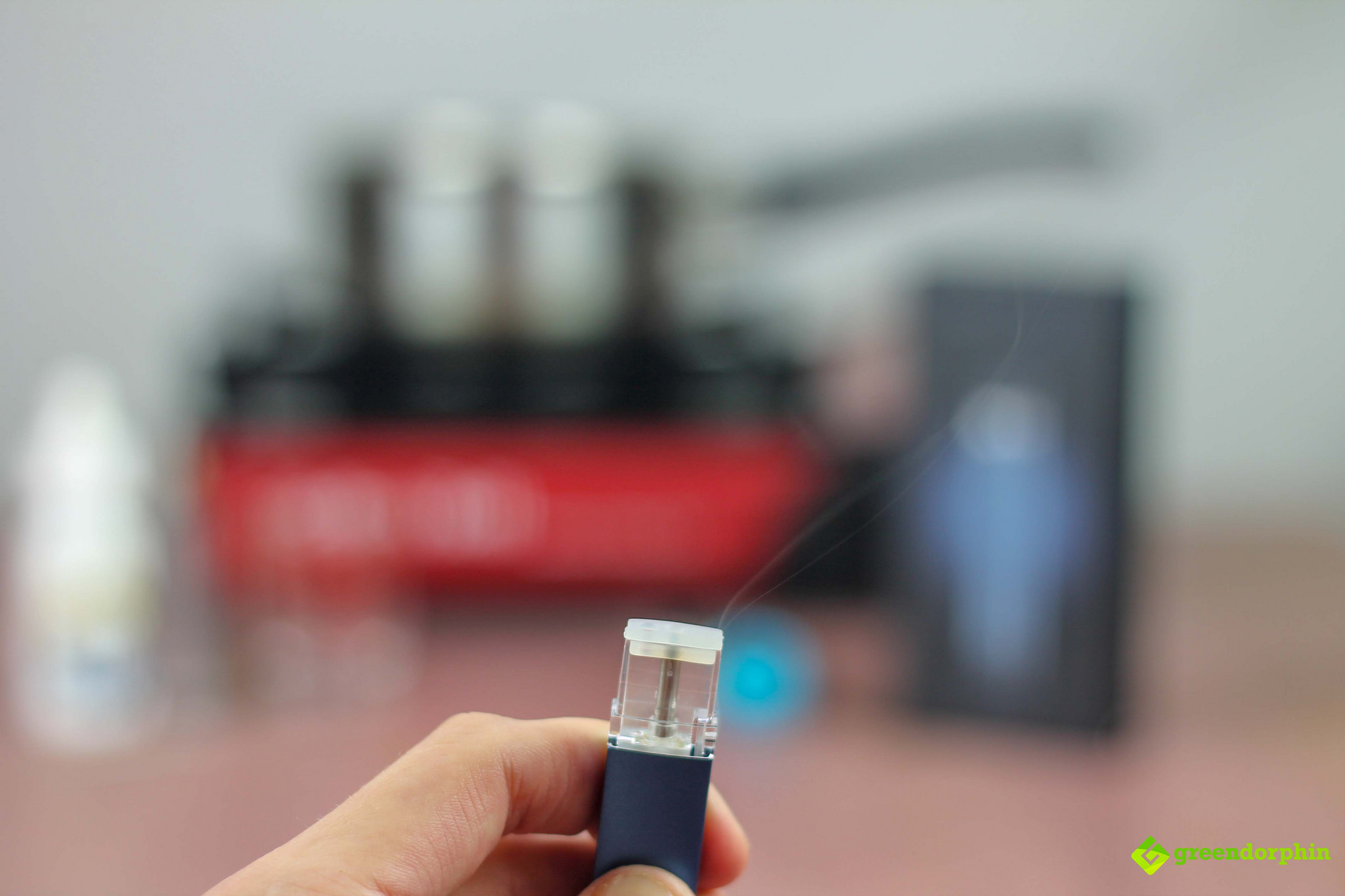 Dab Cartridges burning off